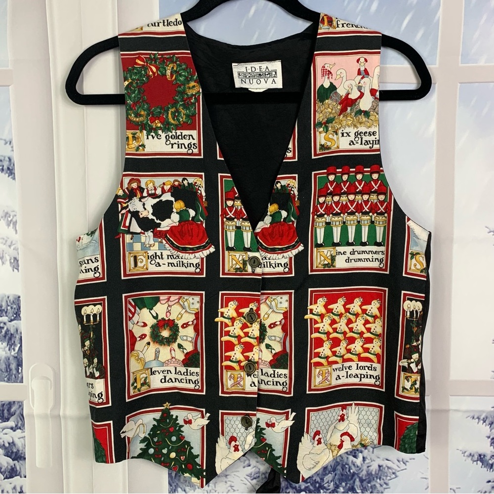 IDEA Nuova 12 Days Of Christmas Suit Formal Vest
